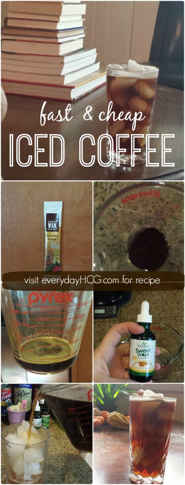 Stupid Easy Iced Coffee Recipe  Everyday HCG