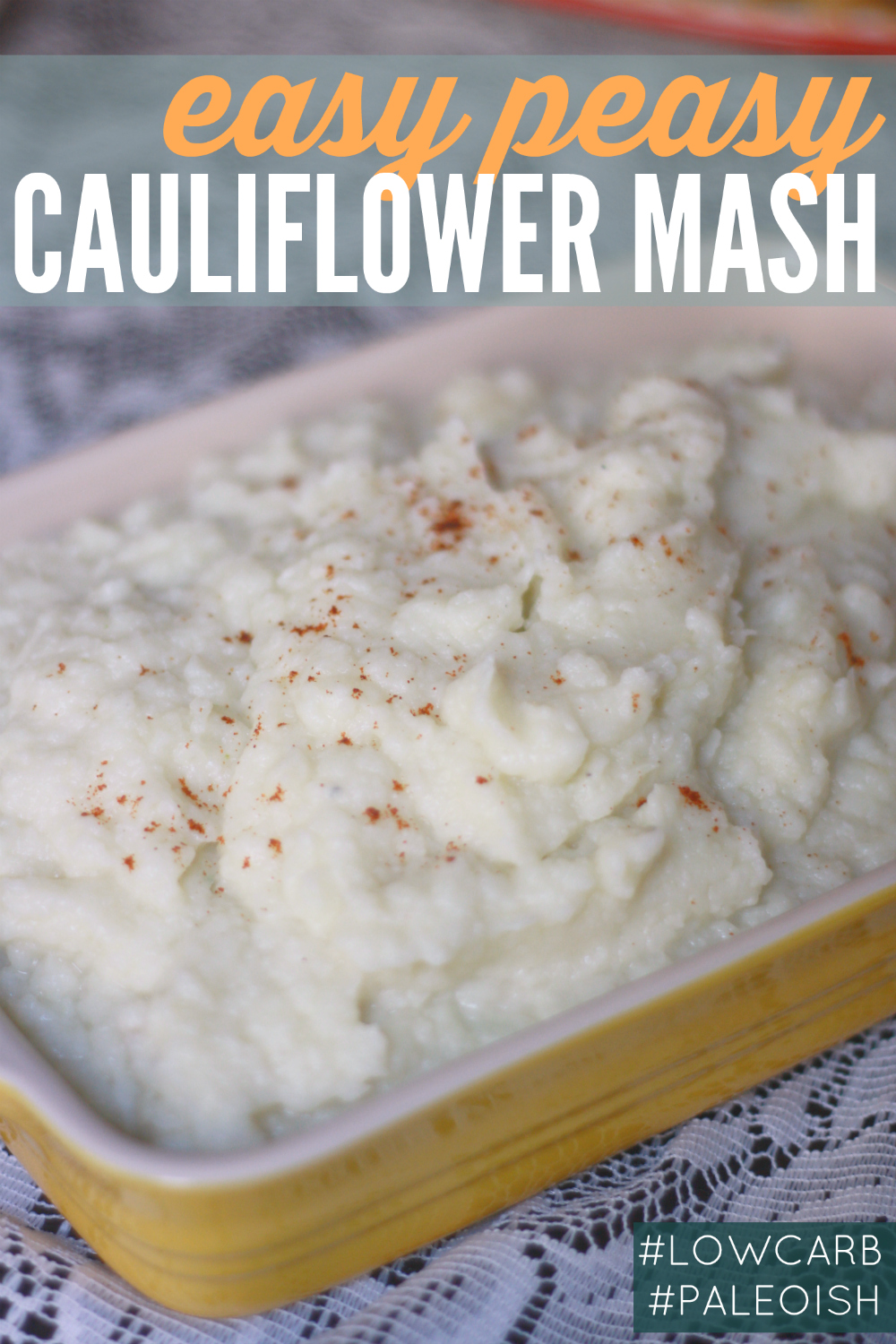 Easy Peasy Cauliflower Mash