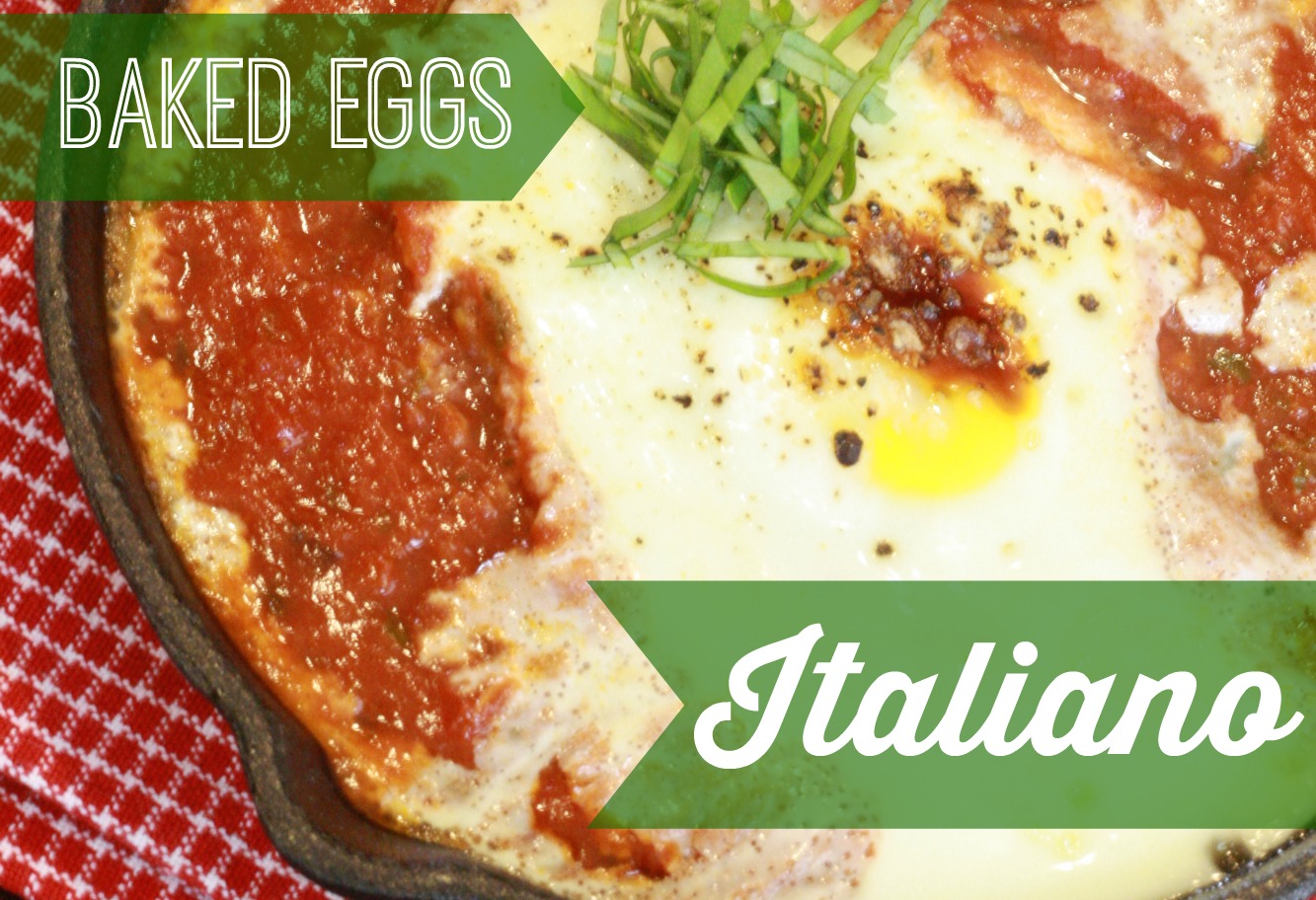 Baked Eggs Italiano Everyday HCG Recipe