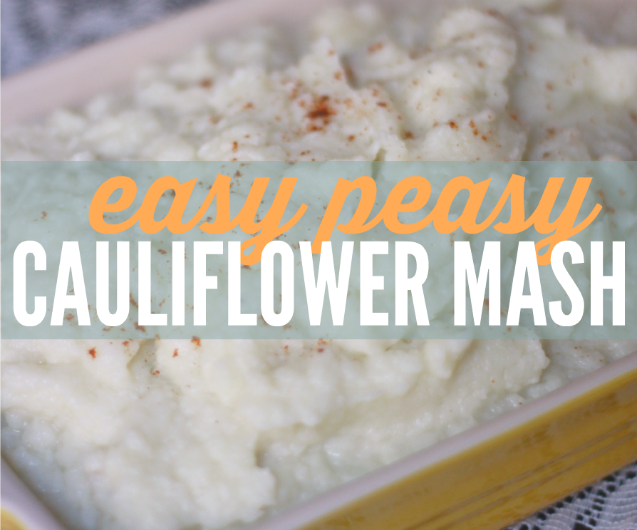 Easy Peasy Cauliflower Mash feature